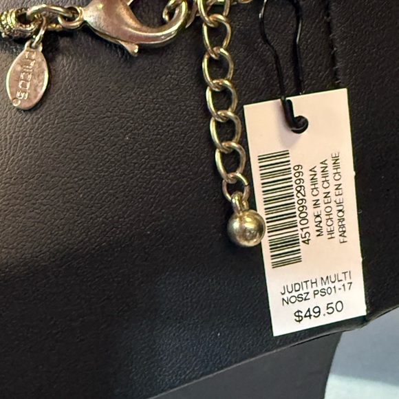 Chico's Gold and Silver Triple Strand Necklace - Picture 5 of 6